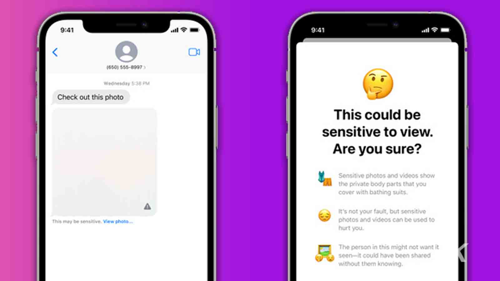apple iphone child safety feature in messages