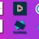 the best free password managers logos sprawled out on a purple background