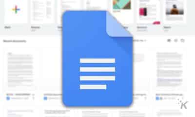 google docs logo and blurred backgroun
