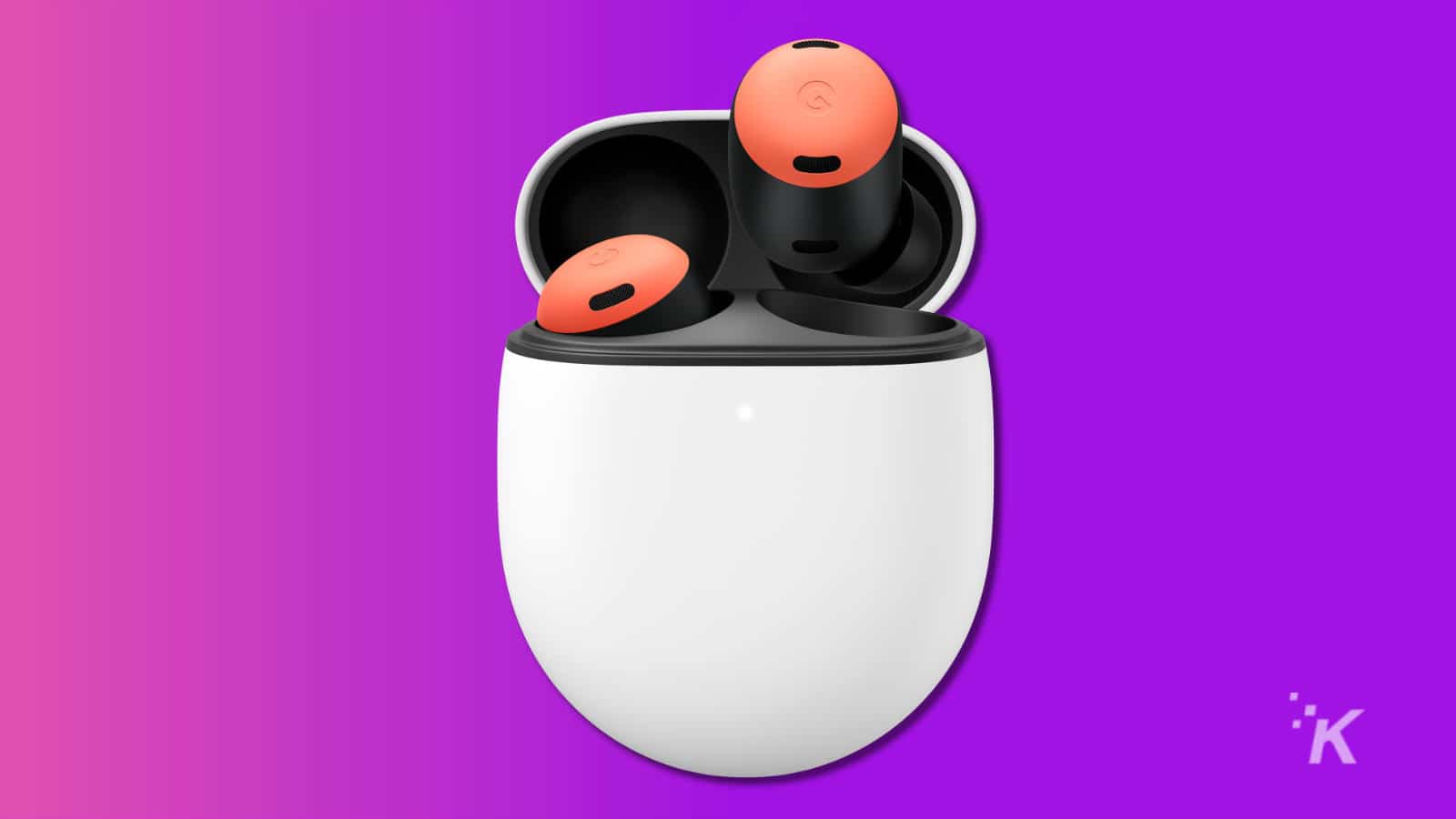 google pixel buds pro in coral