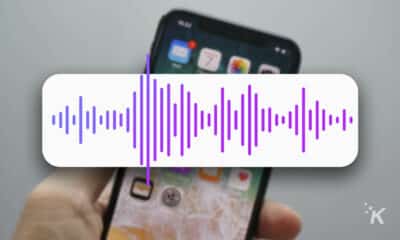 ai generated voice icon with iphone
