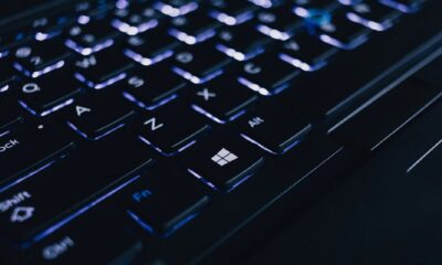 backlit keyboard showing various keys mega breach hack
