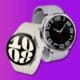 A fashionable analog watch from brand OS 10 15 20 adorns the wrist. Samsung Galaxy Watch 6