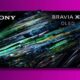 This image depicts a Sony Bravia XR OLED television being advertised. Full Text: SONY BRAVIA XR OLED K
