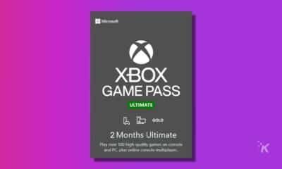 xbox game pass ultimate two months on apurple background