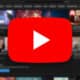 youtube logo with blurred background