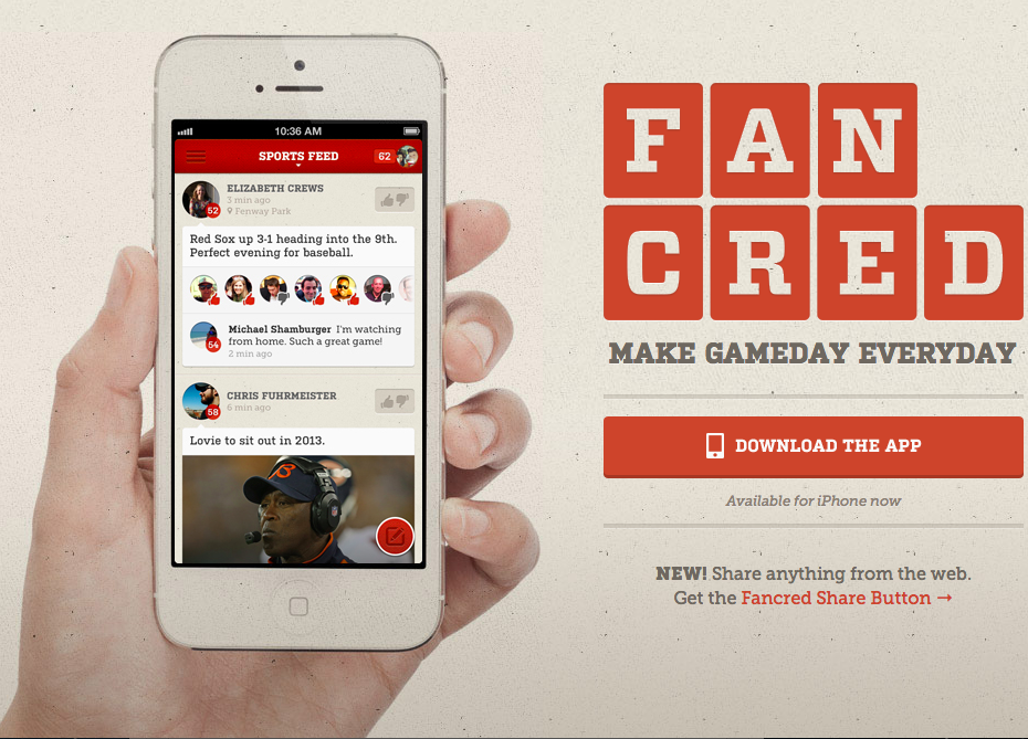 Fancred - social media for sports fans