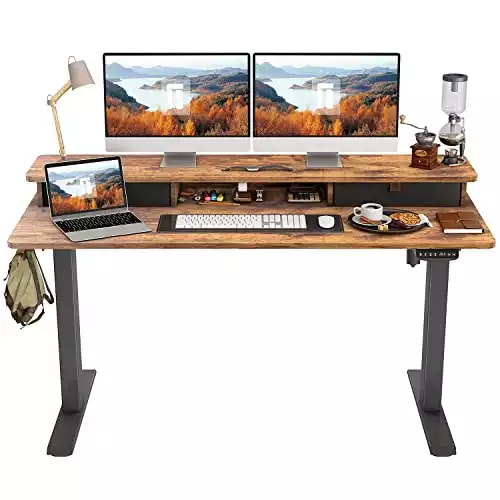 FEZIBO Height Adjustable Electric Standing Desk